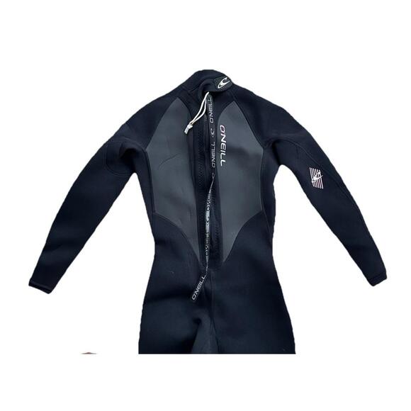 O'Neill Womens Full Wetsuit Size 6 Reactor 3:2 Black Pink Long Sleeve EUC - Picture 4 of 9